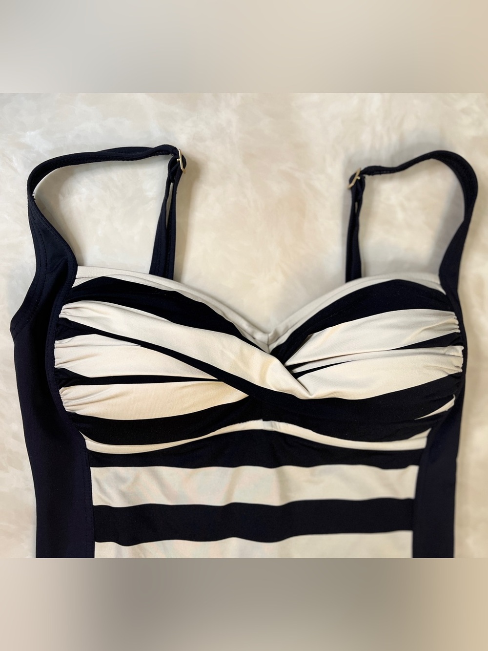 ✨2/$25✨ Black and Cream One-Piece Swimsuit